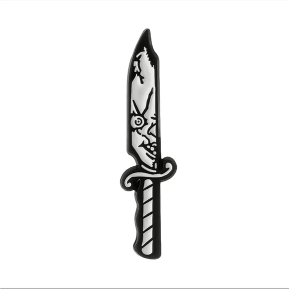 Horror Theme Knife Shape Brooch/Pin - Picture 3 of 5